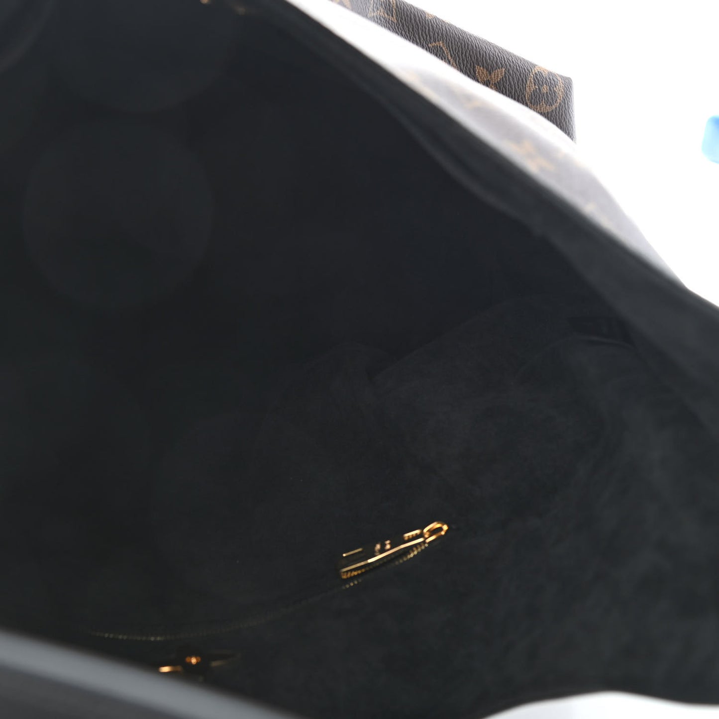 Monogram Flower Hobo Black
