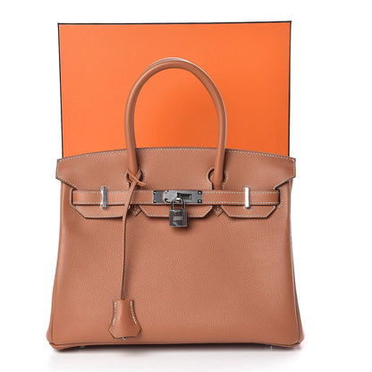 Hermes Taurillon Novillo Birkin 30 Gold 11 of 11