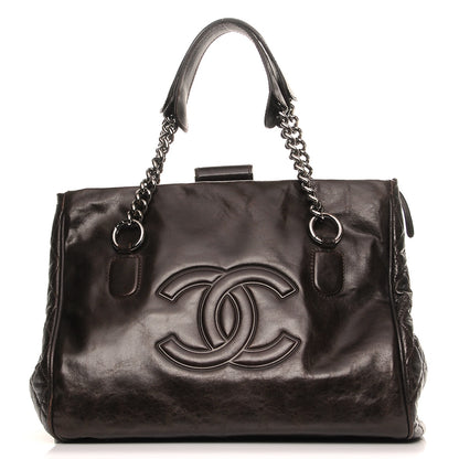 Chanel Calfskin Medium Perfect Day Tote Dark Brown 1 of 7