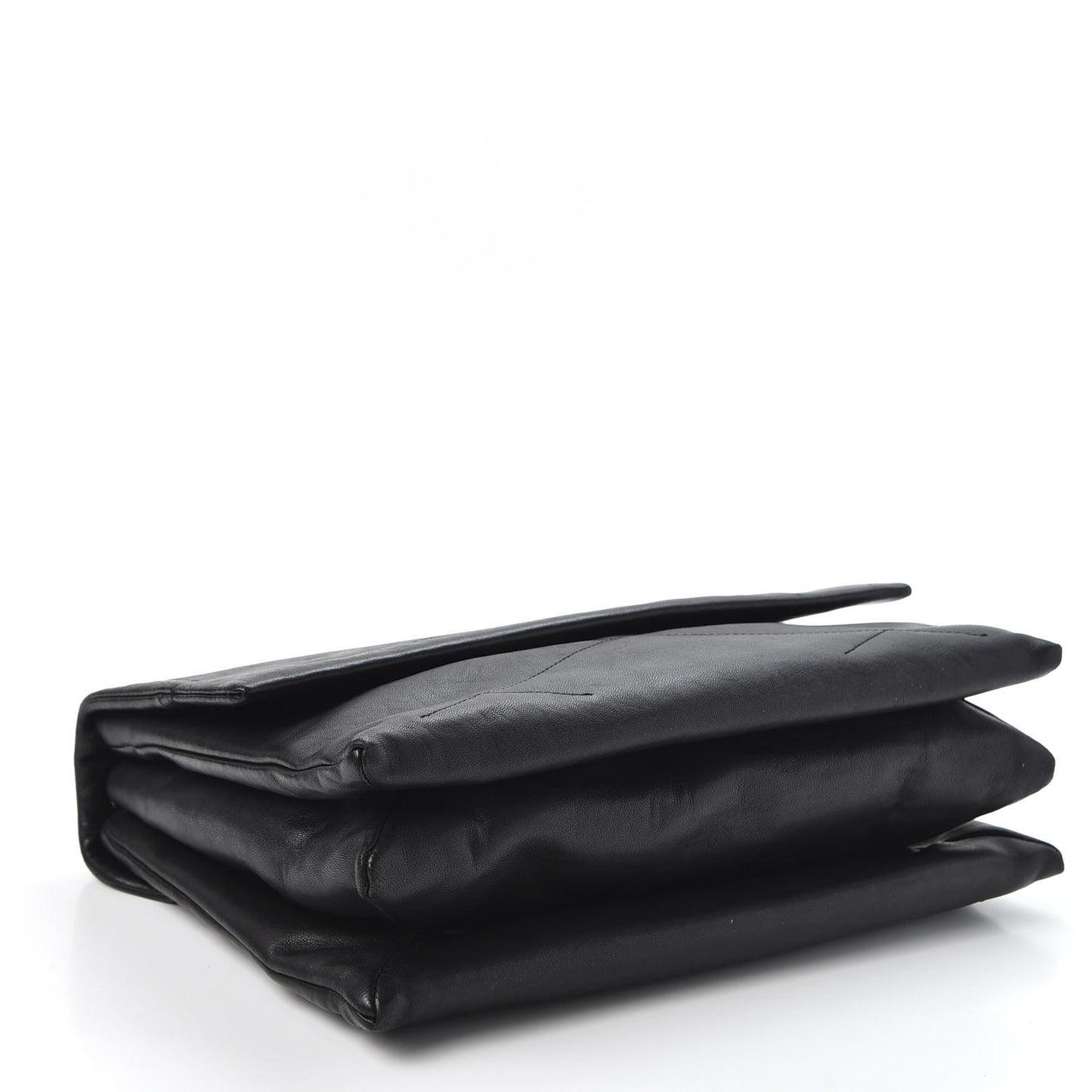 Lambskin Quilted Medium Sugar Flap Shoulder Bag Black