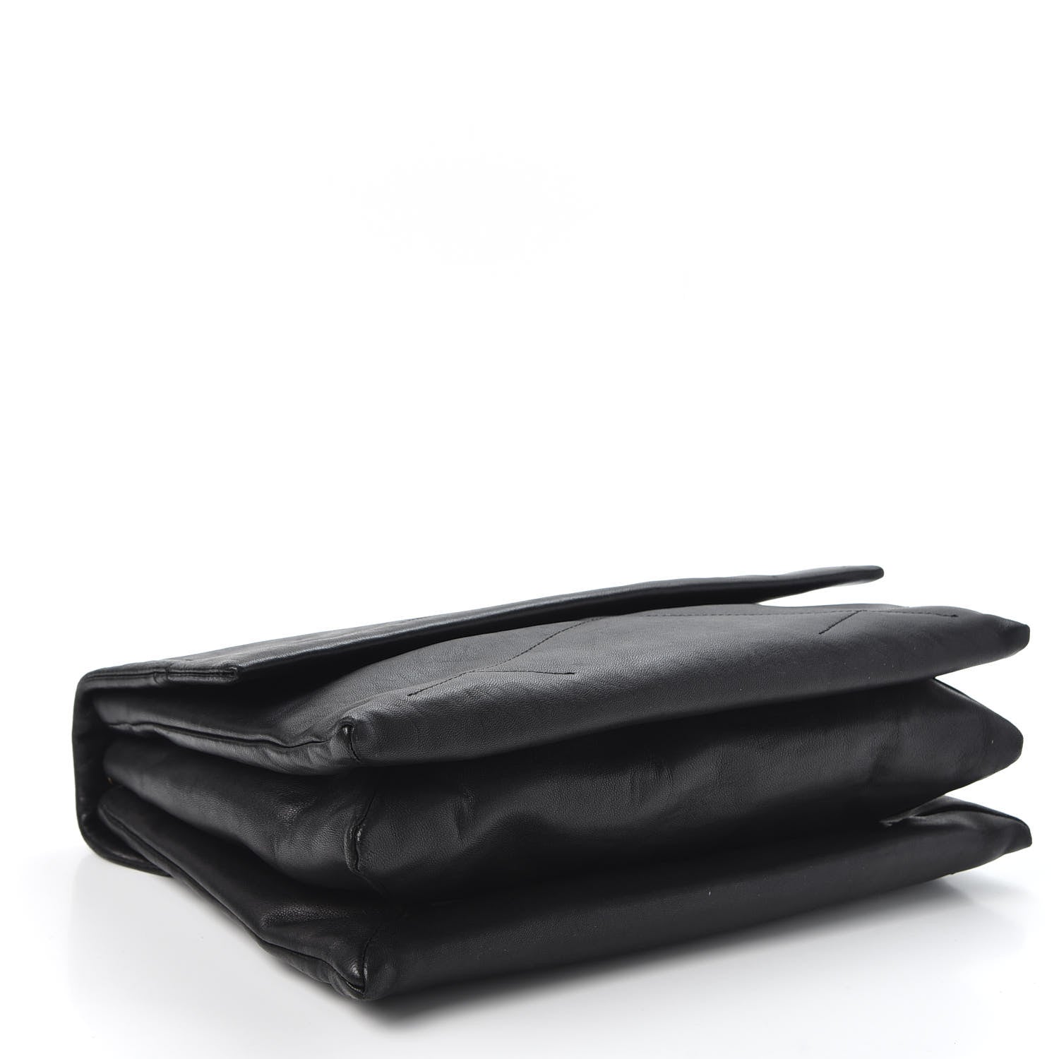 Lanvin Lambskin Quilted Medium Sugar Flap Shoulder Bag Black 3 of 9