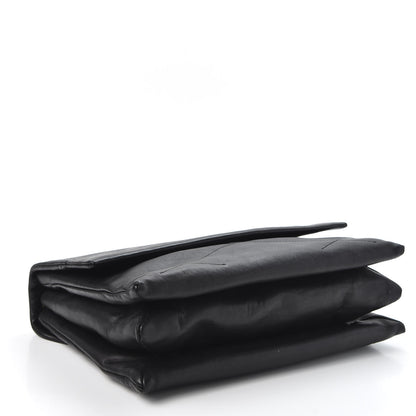Lanvin Lambskin Quilted Medium Sugar Flap Shoulder Bag Black 3 of 9