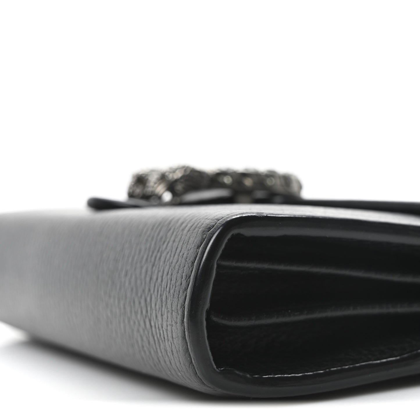 Calfskin Mini Dionysus Chain Wallet Black