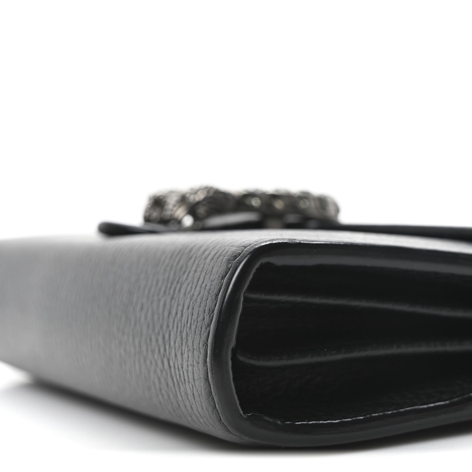 Gucci Calfskin Mini Dionysus Chain Wallet Black 10 of 10