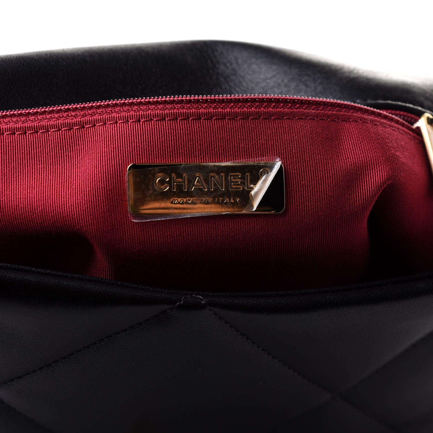 Chanel Lambskin Quilted Large Chanel 19 Flap Black 6 of 12