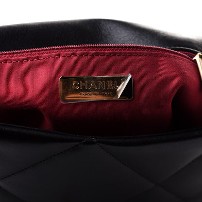 Chanel Lambskin Quilted Large Chanel 19 Flap Black 6 of 12
