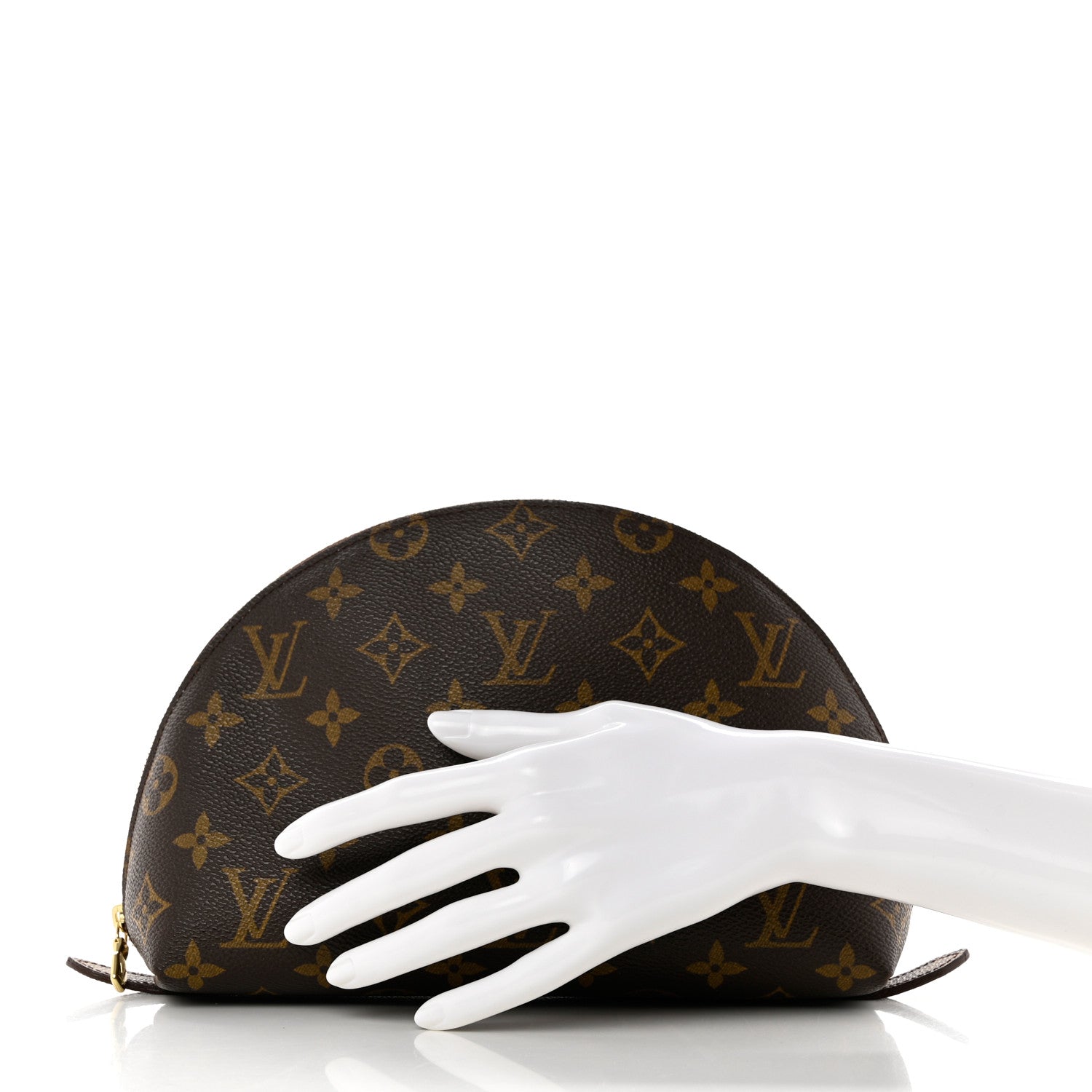 Louis Vuitton Monogram Trousse Demi Ronde 2 of 6