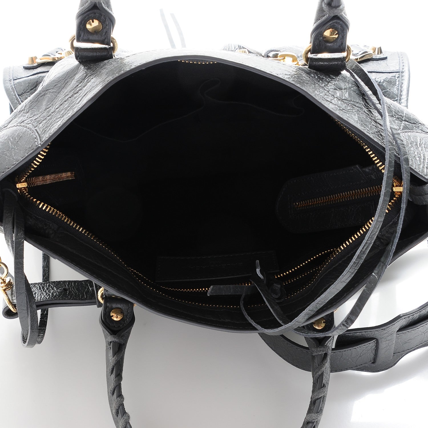 Balenciaga Agneau Classic Gold Hardware S City Gris Fossile 5 of 7