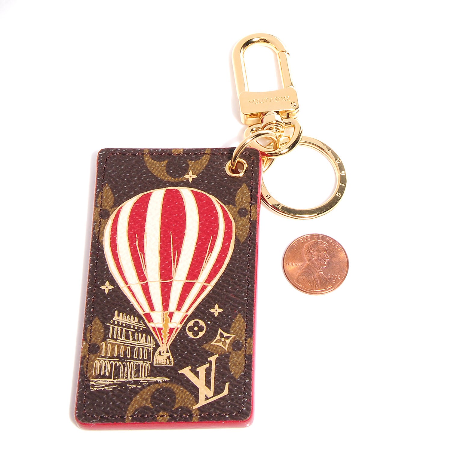 Louis Vuitton Monogram Illustre Air Balloon Bag Charm 2 of 6