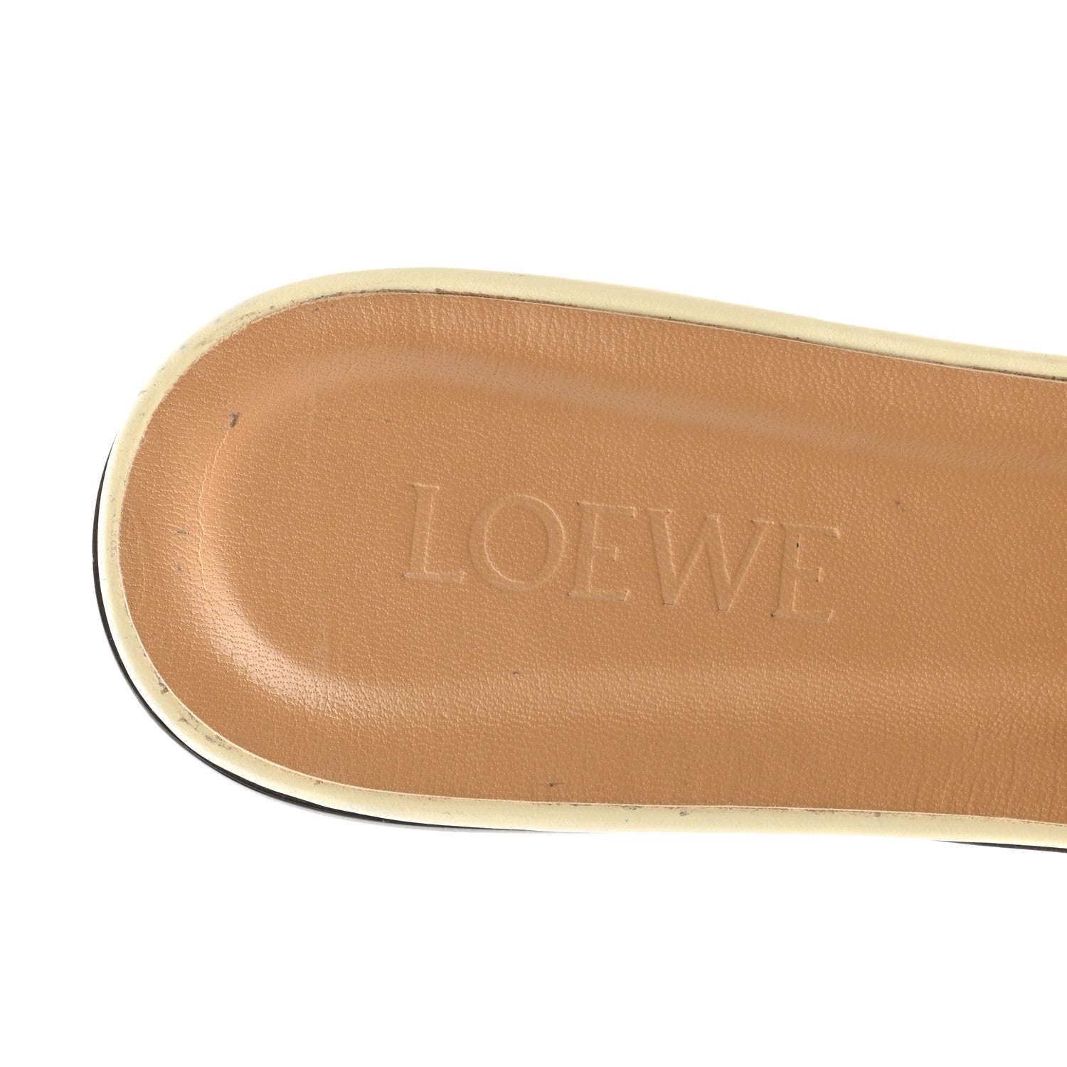 Loewe Calfskin Gate Mule Sandals 41 Milk 9 of 13