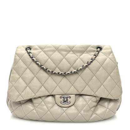 Chanel Lambskin Maxi Quilted Chanel 3 Flap Bag Grey 1 of 16