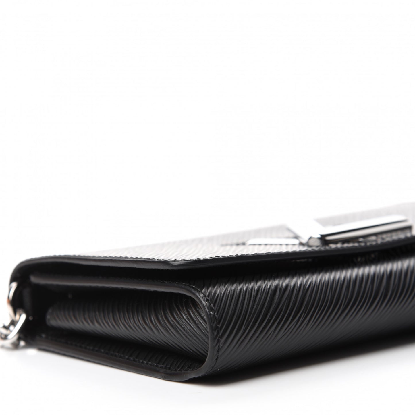 Epi Twist Chain Wallet Black