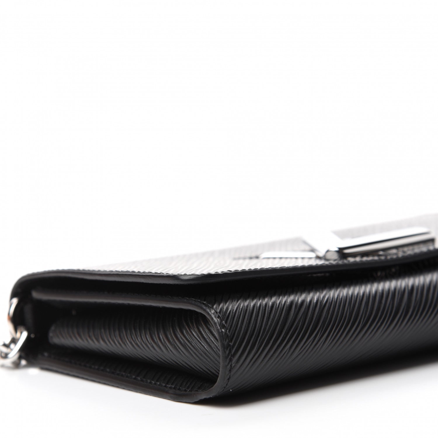 Louis Vuitton Epi Twist Chain Wallet Black 6 of 11