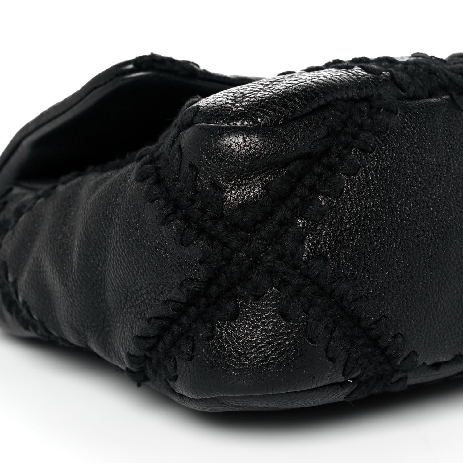 Chanel Calfskin Crochet Medium Chanel 19 Flap Black 7 of 9