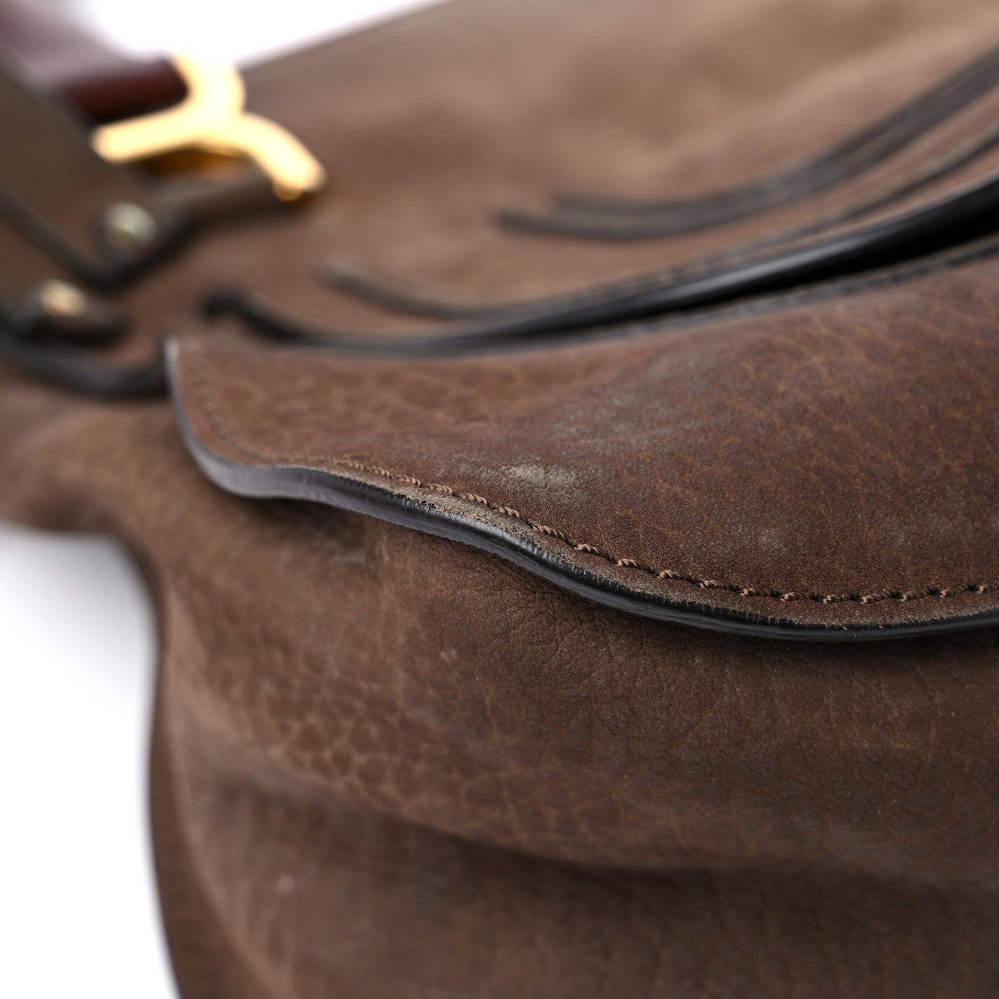 Nubuck Medium Marcie Satchel Dark Brown