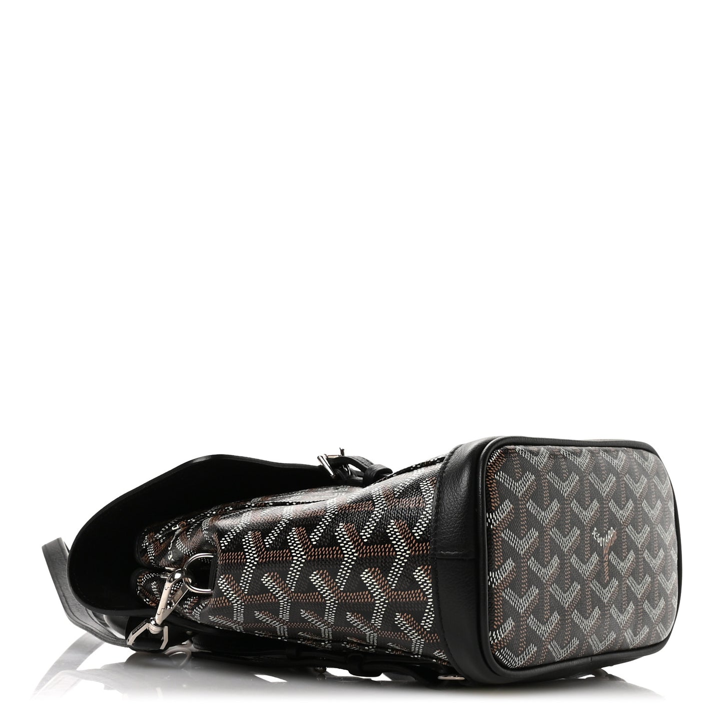 Goyardine Calfskin Mini Alpin Backpack Black