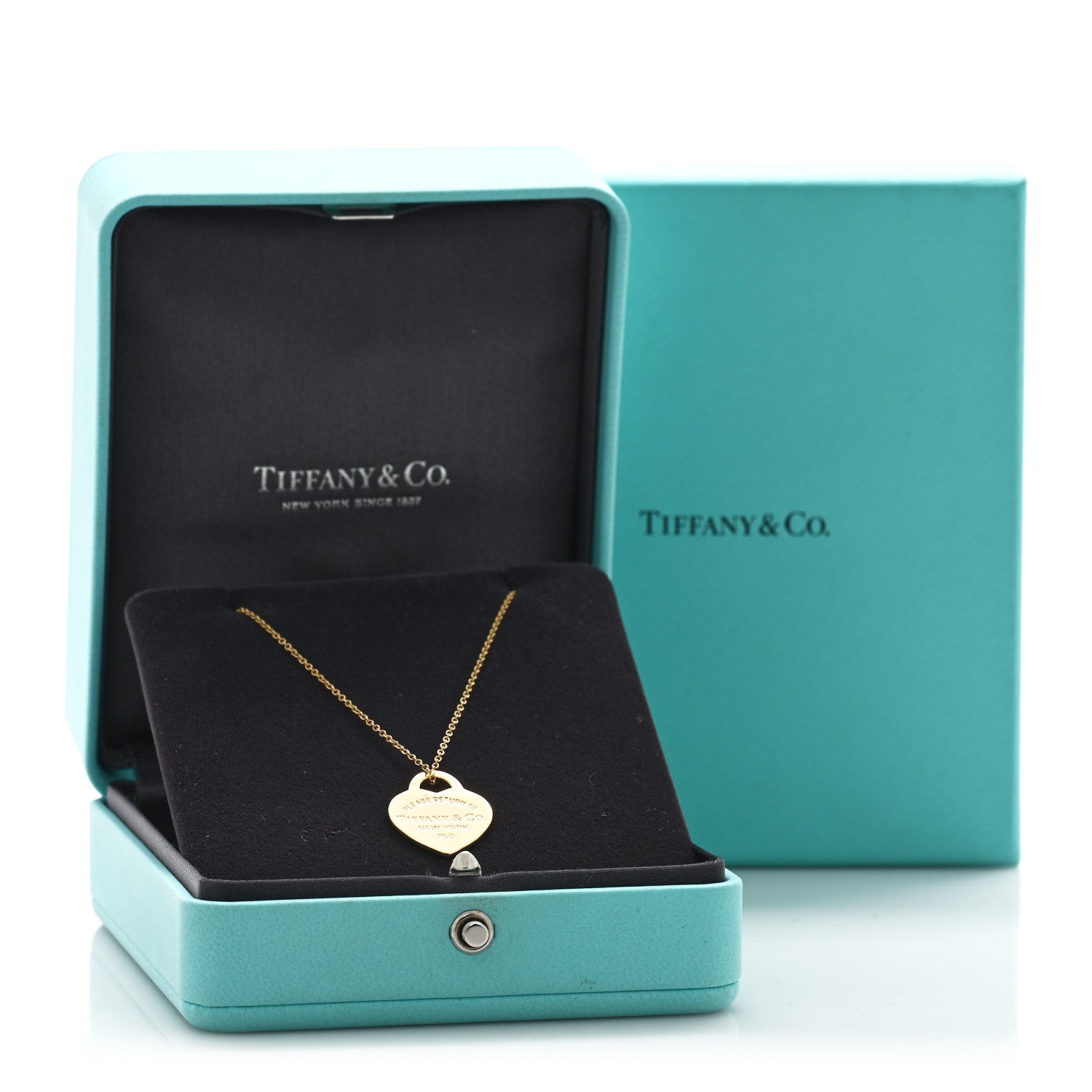 Tiffany 18K Yellow Gold Return to Tiffany Heart Tag Pendant