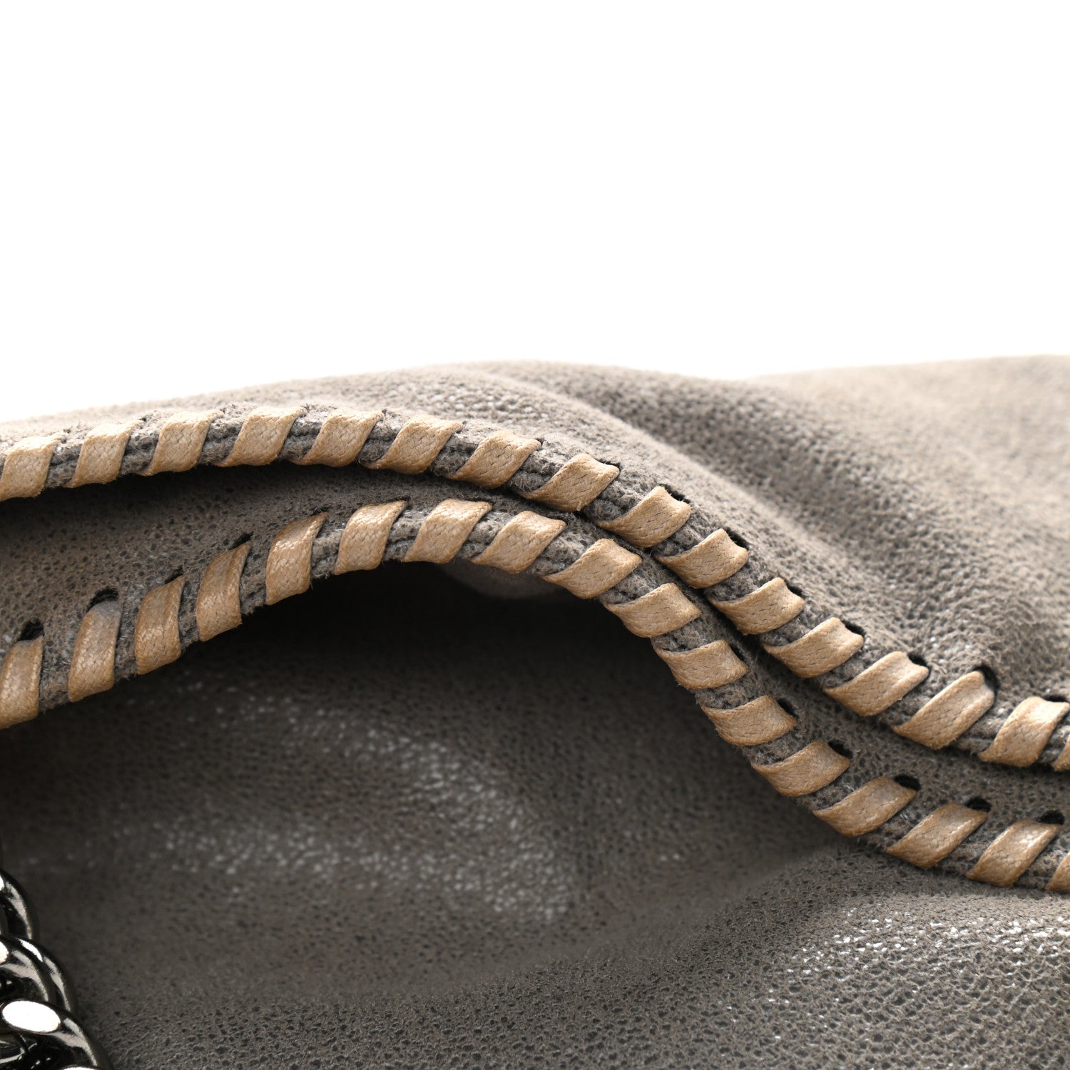 Stella McCartney Shaggy Deer Falabella Fold Over Tote Grey 10 of 11