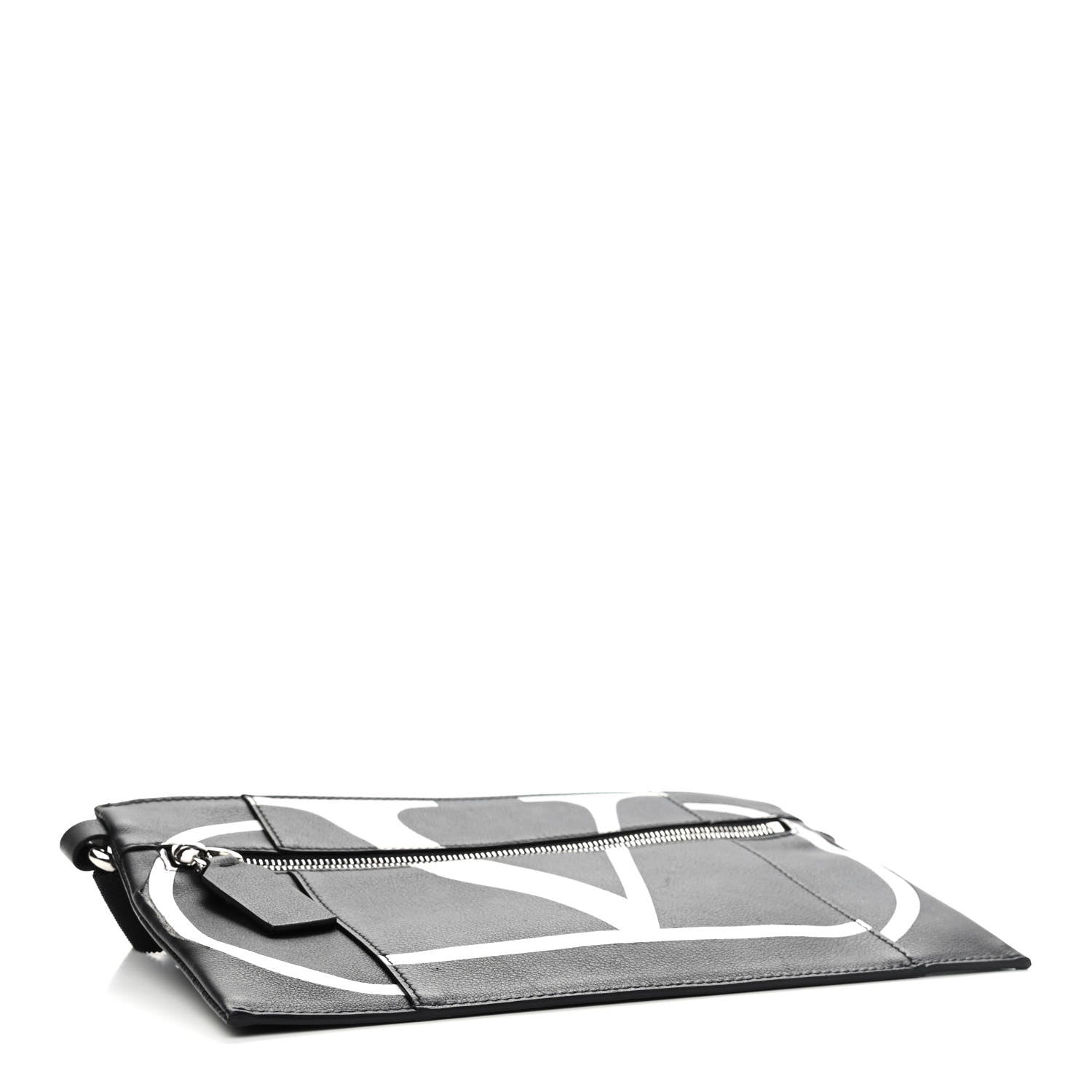 Valentino Garavani Calfskin Logo Belt Bag Black White 4 of 10