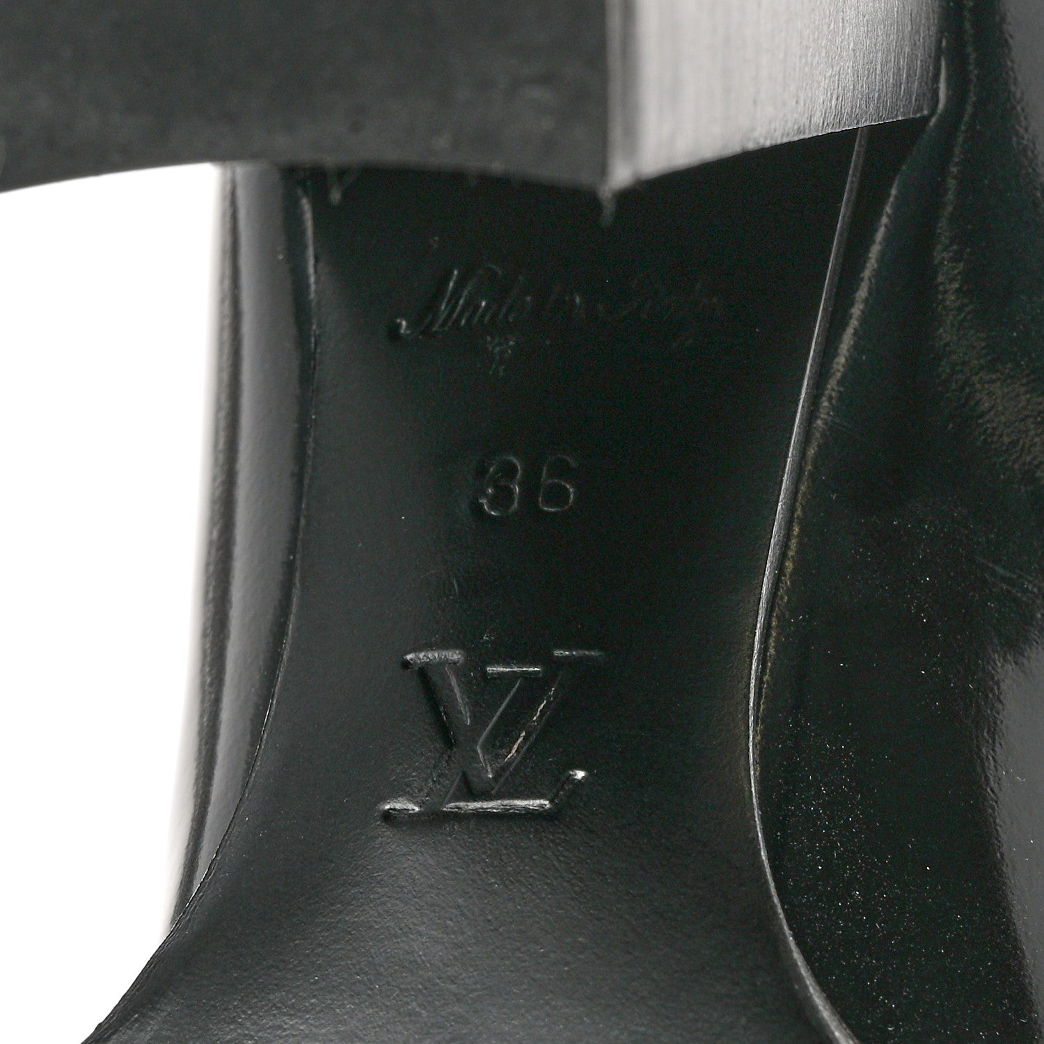 Louis Vuitton Patent Calfskin Monogram Star Trail Chelsea Ankle Boots 36 Black 8 of 8