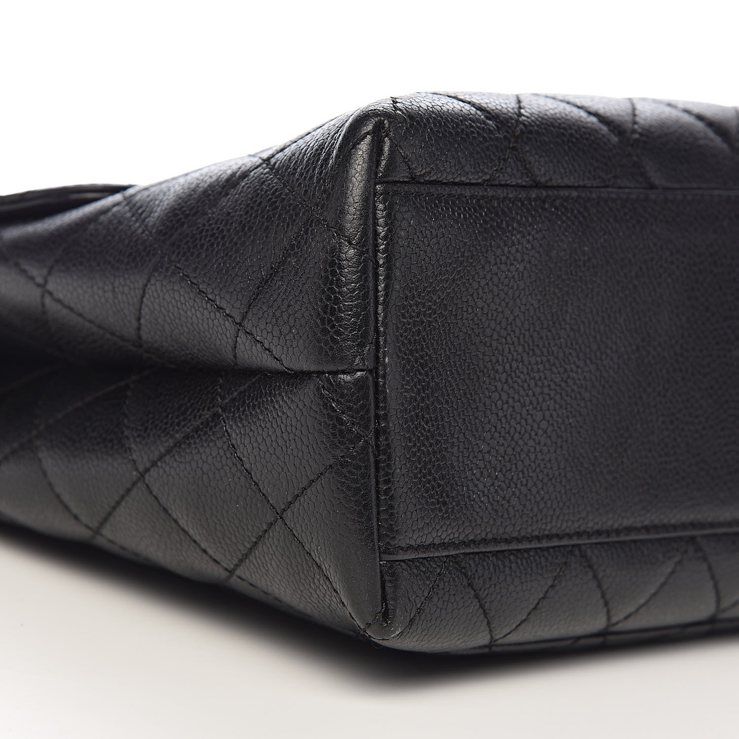 Chanel Caviar Quilted Jumbo Kelly Flap Black 15 of 18