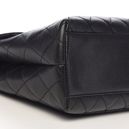 Chanel Caviar Quilted Jumbo Kelly Flap Black 15 of 18