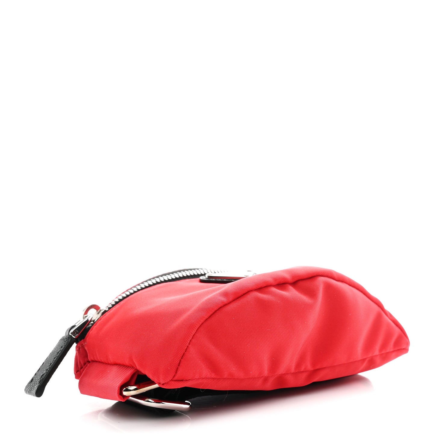 Tessuto Nylon Wrist Pouch Rosso