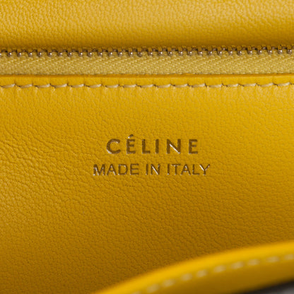 Celine Drummed Calfskin Large Multifunction Flap Wallet Souris 6 of 7