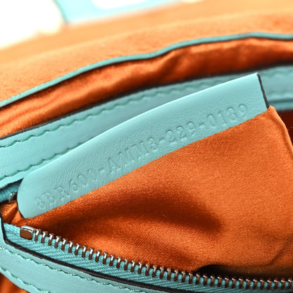 Fendi Rolling Stone Vitello Seta Bead Embroidered Re-Edition Baguette Spring Turquoise 6 of 9