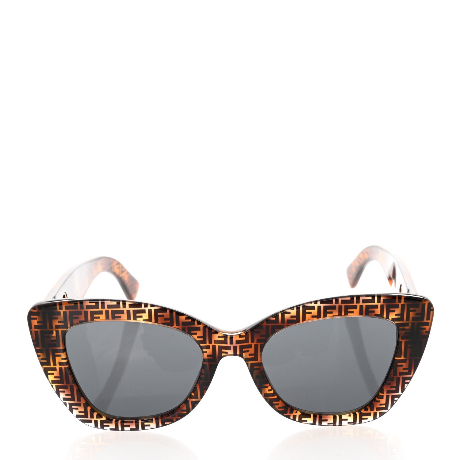 Fendi Acetate F is Fendi FF 51mm Cat Eye Sunglasses 0327/S Tortoise Camouflage 2 of 7