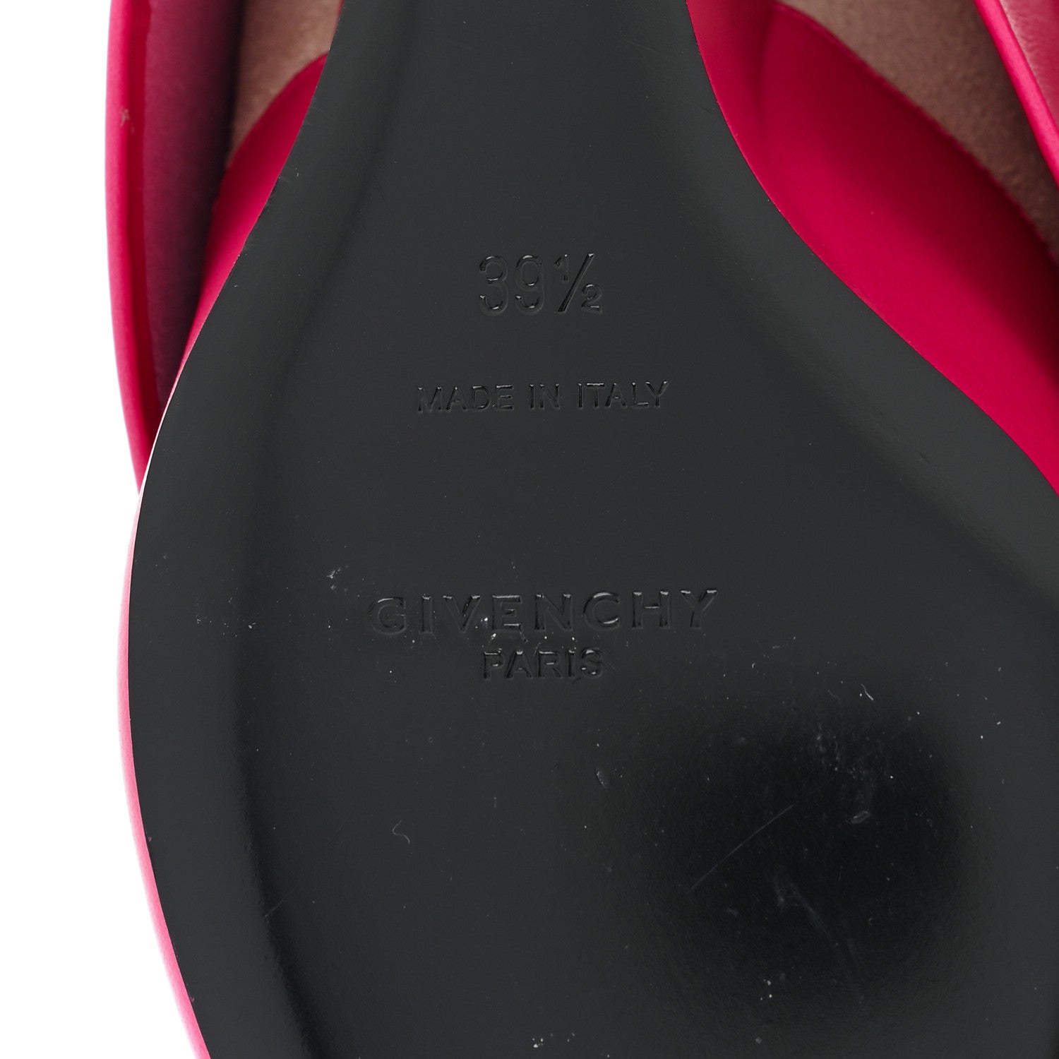Givenchy Calfskin Shark Lock Ankle Boots 39.5 Neon Pink 6 of 12