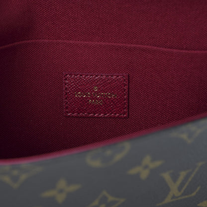 Louis Vuitton Monogram Pochette Felicie Chain Wallet Fuchsia 8 of 11
