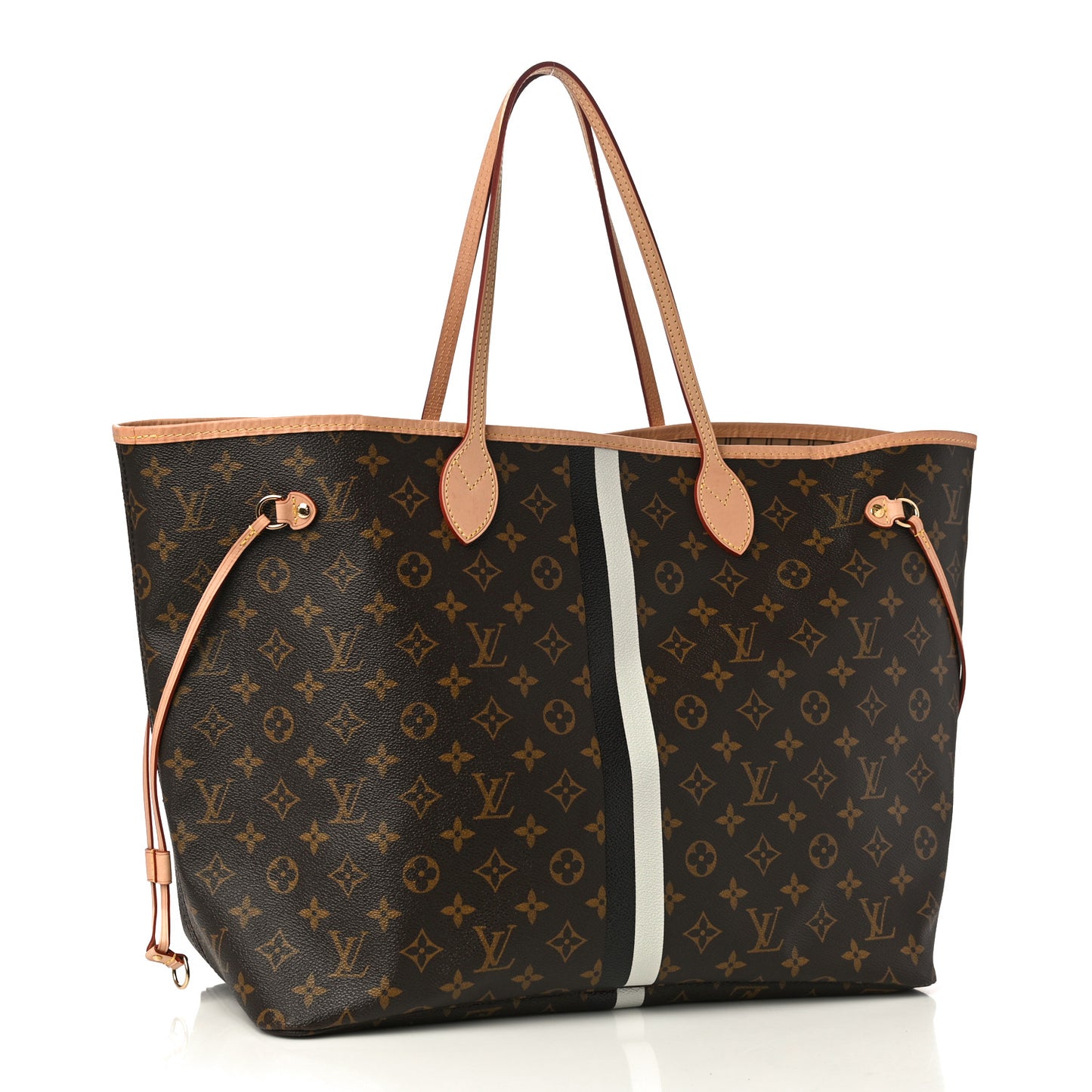 Monogram My LV Heritage Neverfull GM White Black