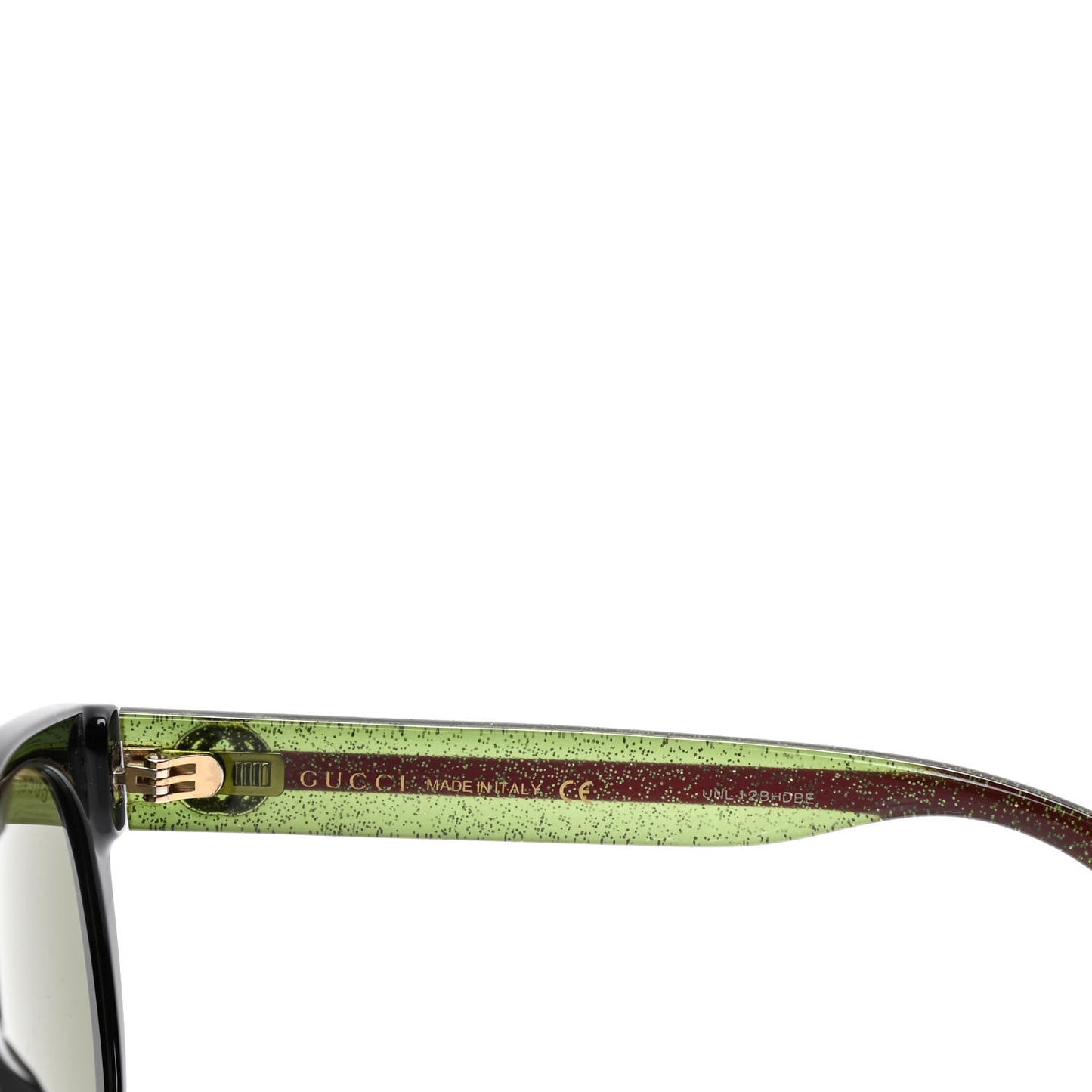 Round Eye GG Web Glitter GG0035S Sunglasses Black