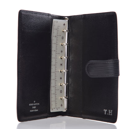 Louis Vuitton Epi Small Ring Agenda Black 8 of 13