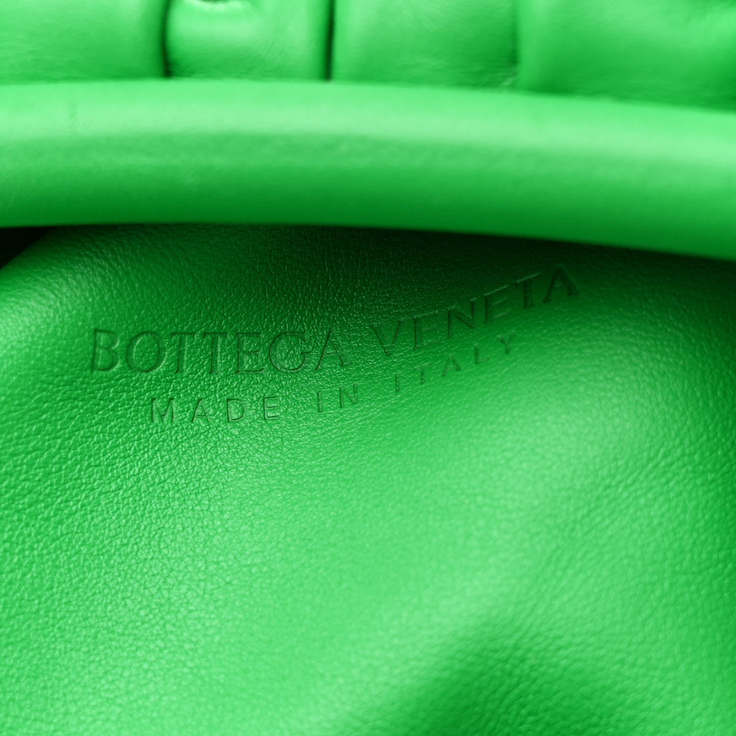 Bottega Veneta Smooth Butter Calf The Pouch Oversized Clutch Parakeet 6 of 11