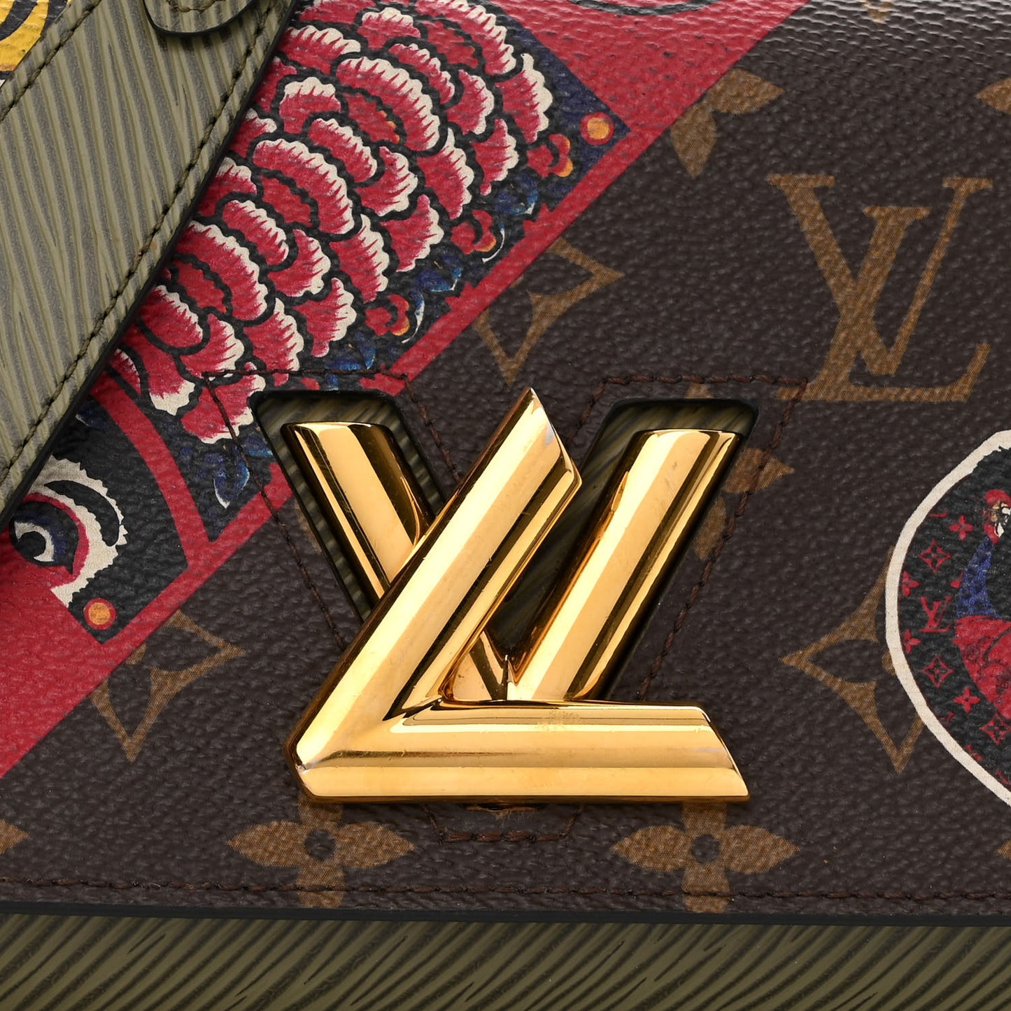 Monogram Epi Kabuki Twist Chain Wallet