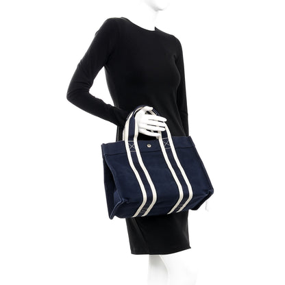 Hermes Canvas Fourre Tout PM Navy 2 of 20