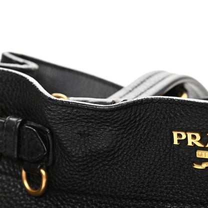 Prada Vitello Daino Shopping Tote Black 17 of 17