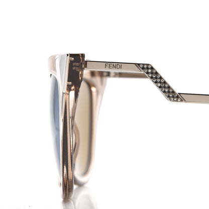 Fendi Iridia Cat Eye Sunglasses FF 0060/S Light Golden 7 of 7