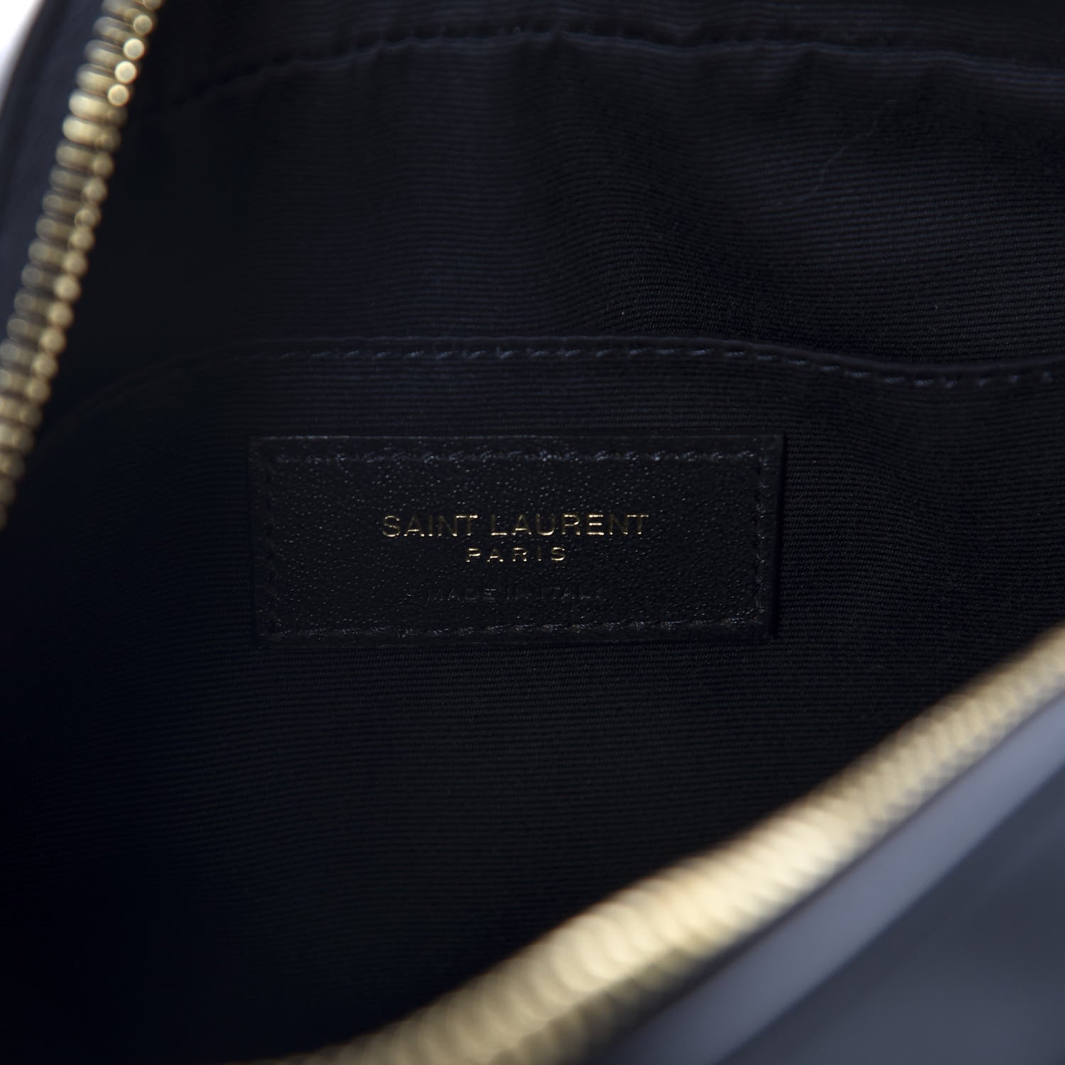 Saint Laurent Calfskin Matelasse Monogram Lou Camera Bag Black 8 of 10