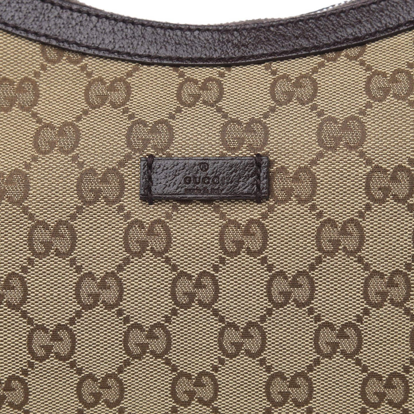 Monogram Medium Half Moon Hobo Dark Brown