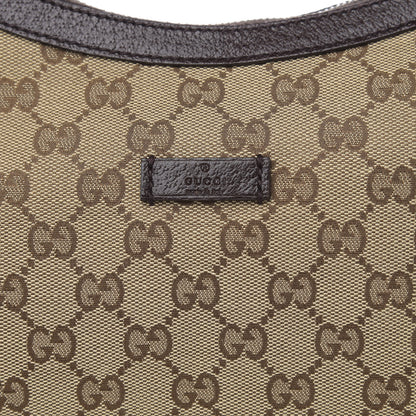 Gucci Monogram Medium Half Moon Hobo Dark Brown 12 of 12