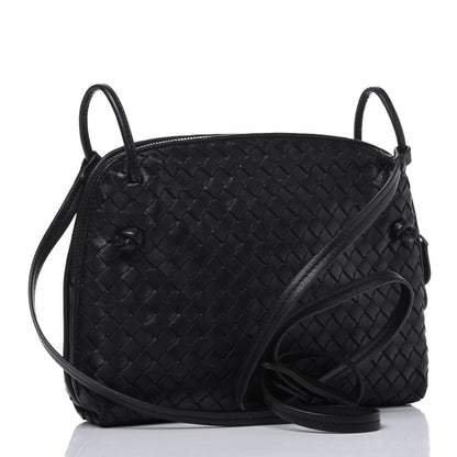 Bottega Veneta Nappa Intrecciato Pillow Crossbody Messenger Black 3 of 18