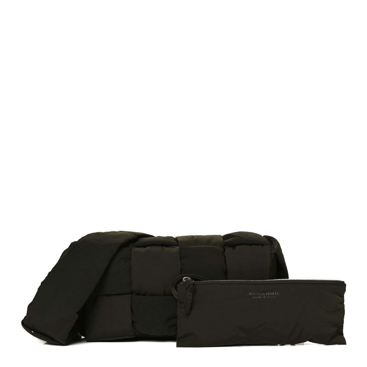 Nylon Intrecciato Padded Tech Cassette Bag