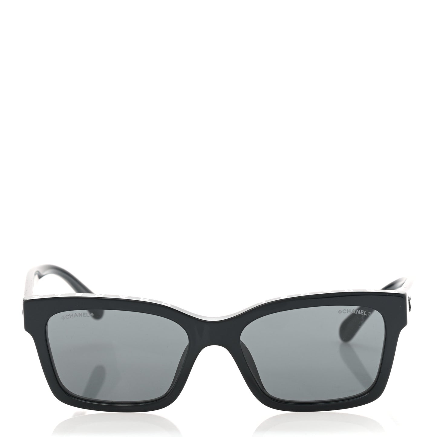 Acetate Square Sunglasses 5417-A Black