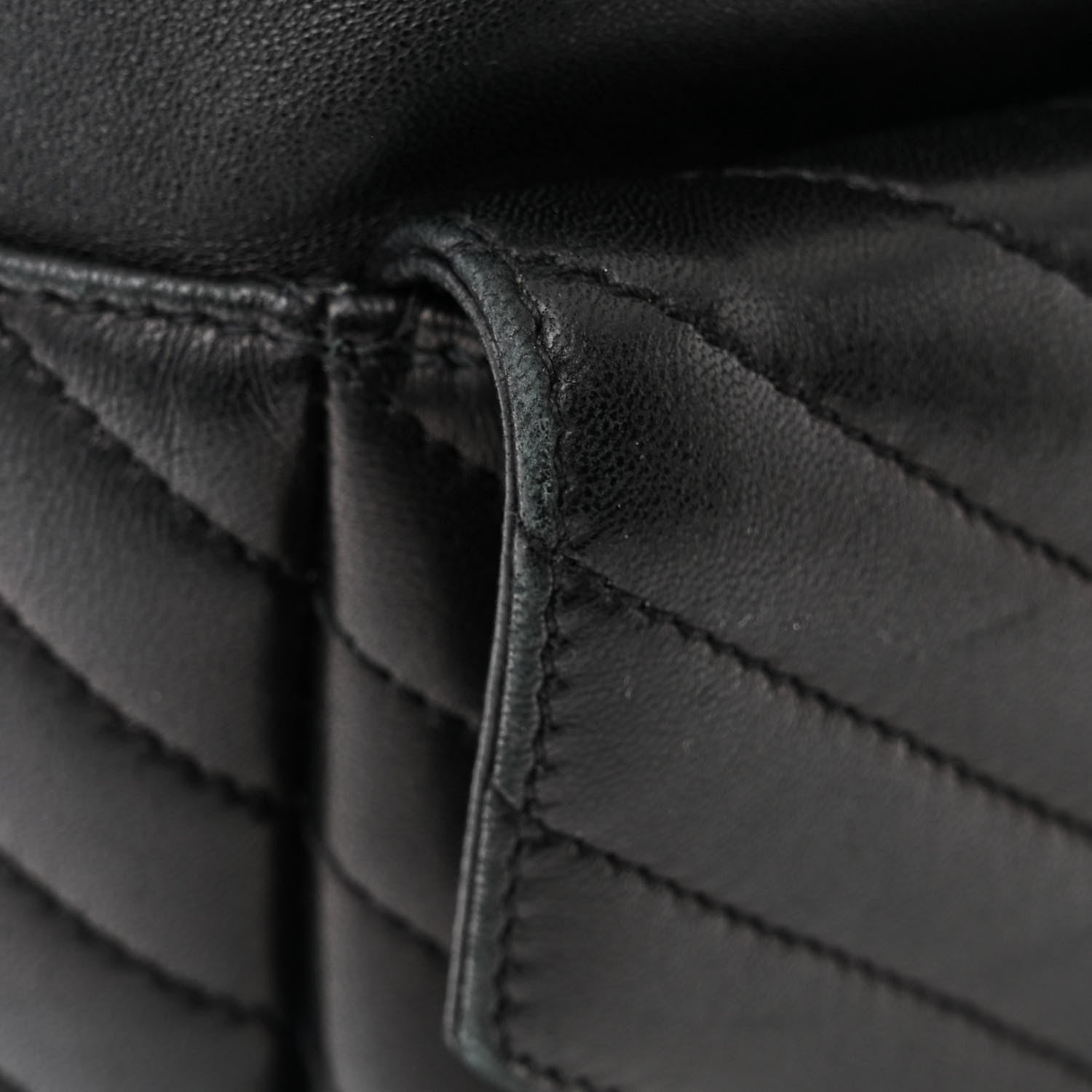 Saint Laurent Lambskin Matelasse Monogram Joe Backpack Black 12 of 14