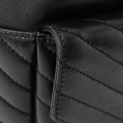 Saint Laurent Lambskin Matelasse Monogram Joe Backpack Black 12 of 14