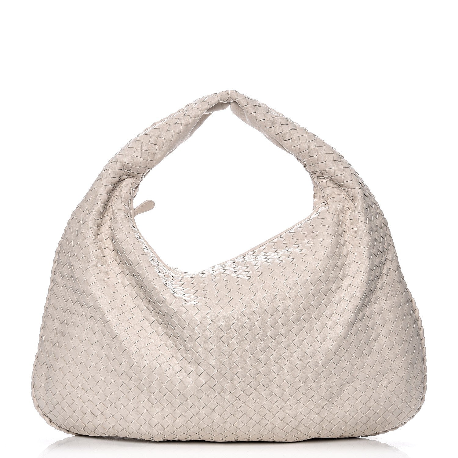 Bottega Veneta Nappa Intrecciato Maxi Veneta Hobo Mystic White 1 of 6