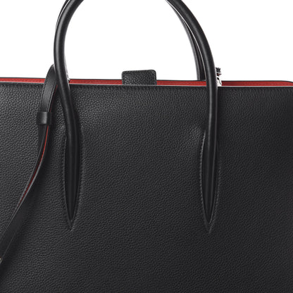 Christian Louboutin Calfskin Empire Patent Studded Medium Paloma Black 8 of 8